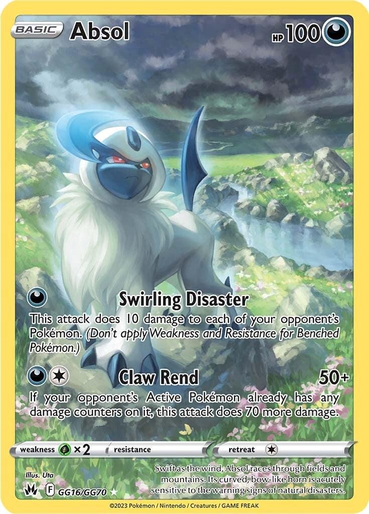 Crown Zenith Absol Pokémon card